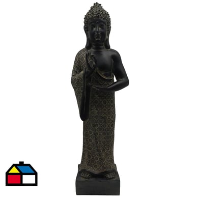 Buda de pie resina 50,5 cm