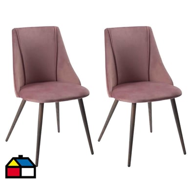 Set de 2 sillas 52x49x83 cm