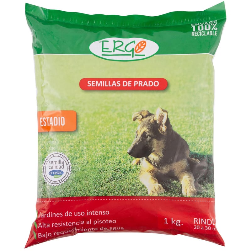 ERGO - Semilla de Pasto Estadio 1 kg Bolsa