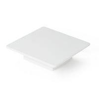 Pomo abs blanco 86x86 mm