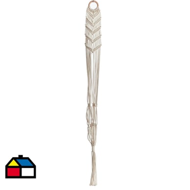 Colgador macetero macrame 121 cm.