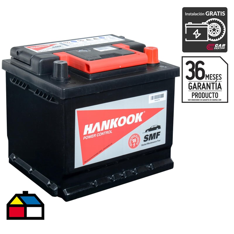 HANKOOK - Batería de auto 45 A positivo derecho 450 CCA
