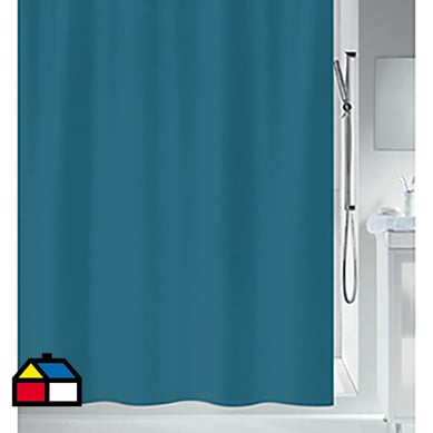 Cortina de bao primo 180x180 cm azul