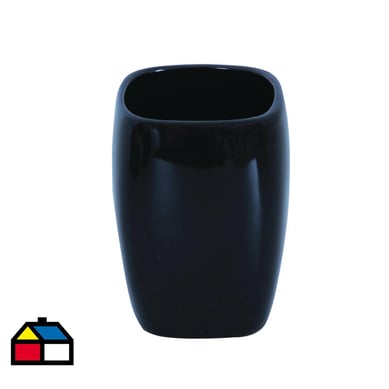 Vaso cermica negro