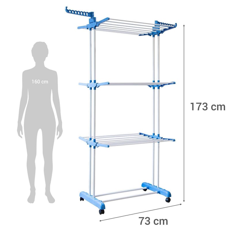 Tendedero torre 3 niveles plegable Sodimac Falabella