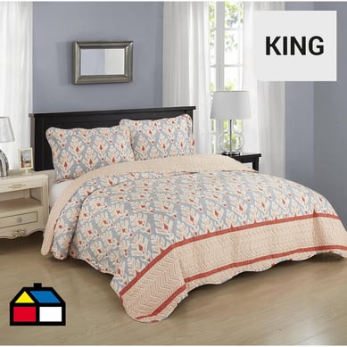 Quilt estampado boho King