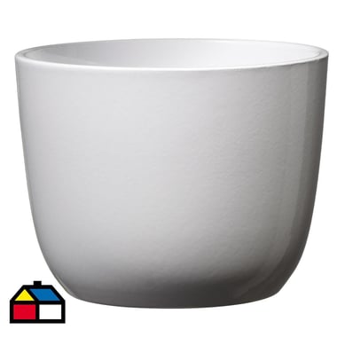 Macetero Sevilla blanco 11 cm