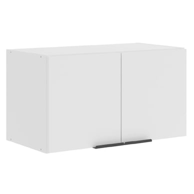 Mueble de cocina mural blanco sobre campana 2 puertas 60 cm