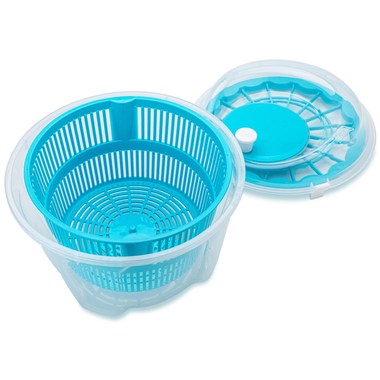 Centrifuga Per Insalata Biesse Pin-Up Rosa - Asciuga Verdura A Manovella - Lavabile In Lavastoviglie - Foto 4