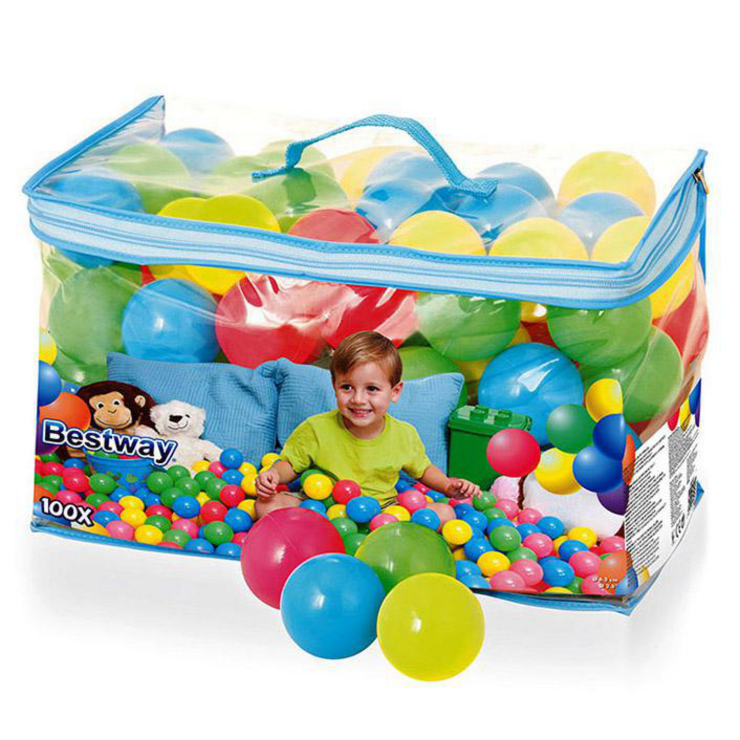 Set 100 Pelotas Plasticas de Colores Sodimac Chile