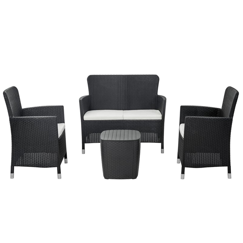 NON BRANDED - Juego de living de terraza Capri 4 piezas