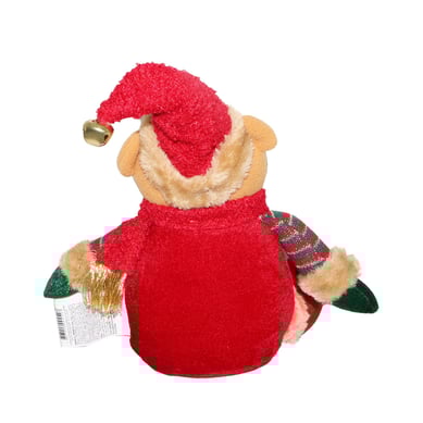 Adorno sentado rojo navidad 25 cm surtido
