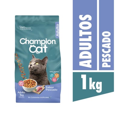 Alimento seco para gato adulto 1 kg pescado