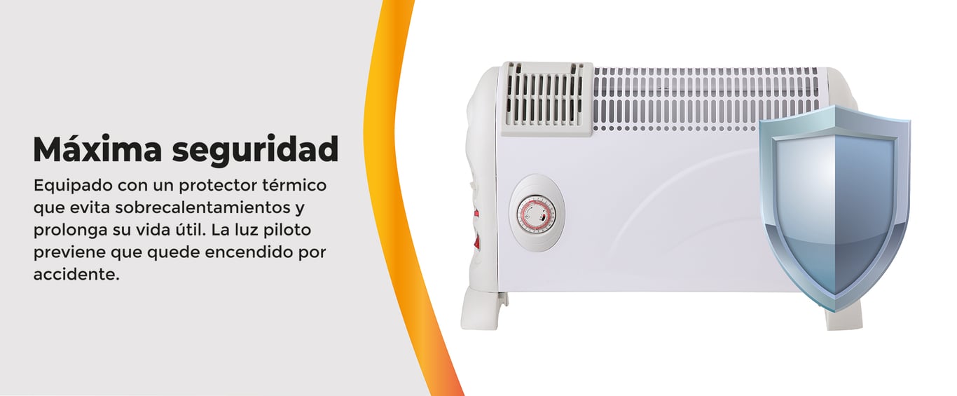 ESTUFA ELÉCTRICO INVIERNO URSUS TROTTER CALOR CALEFACTOR CONVECTOR N10
