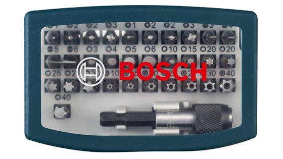 Kit de Puntas para atornillar Bosch Extra Hard con 32 unidades.