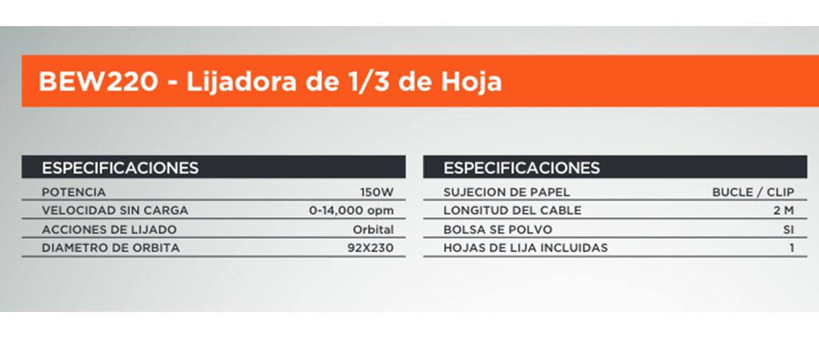 Lijadora BEW220 BLACK+DECKER