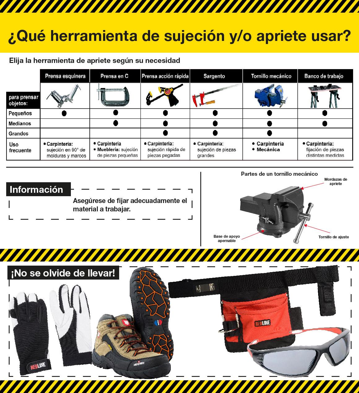 SARGENTO PARA MESA TODO ACERO GTR 300/60