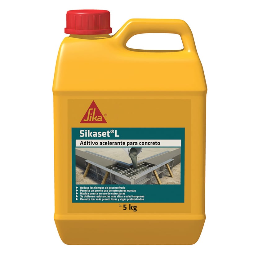 Sikaset L Aditivo Acelerante Para Concreto 5kg - Homecenter.com.co