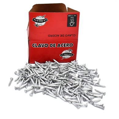Clavo Acero Estriado Vertical 3/4 500g