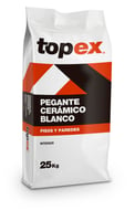 Topex cerámico blanco 25 kilos
