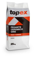 Topex cerámico gris 25 kilos