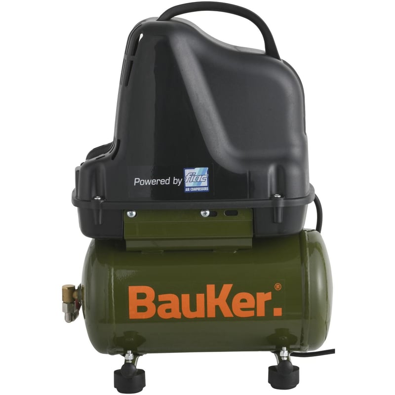 BAUKER - Compresor 6 litros 1 hp 3400 rpm  EURO 6