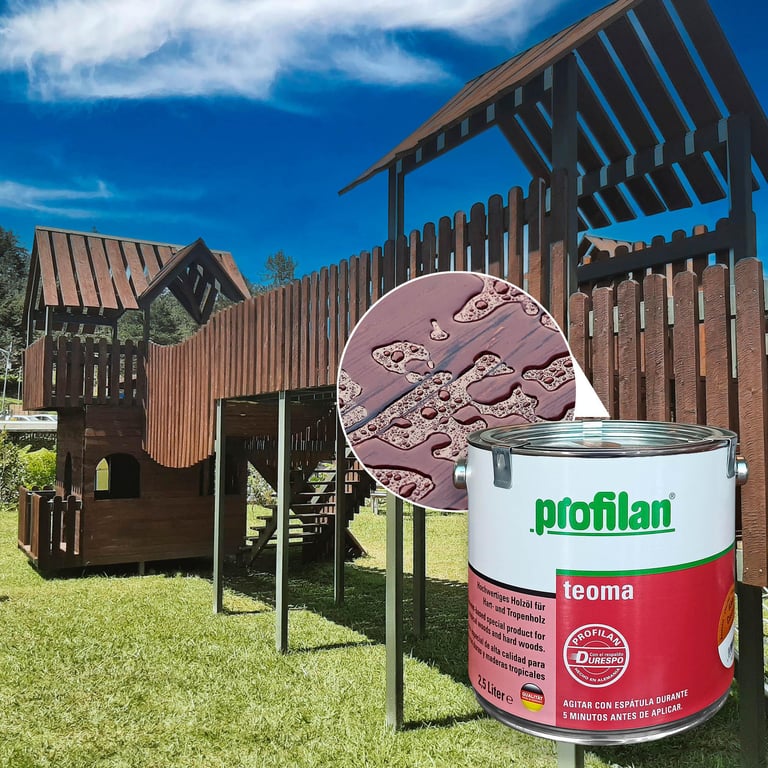 Pintura para madera en exterior base solvente color teca 2.5 lts ...