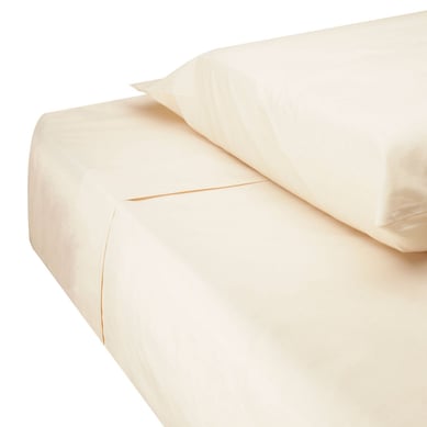Juego De S�banas Extradoble 180 Hilos En Algod�n Beige