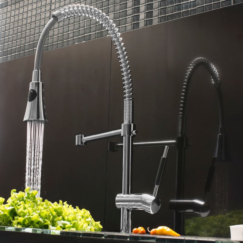 Griferia Lavaplatos monocontrol alto flexible SENSI DACQUA falabella