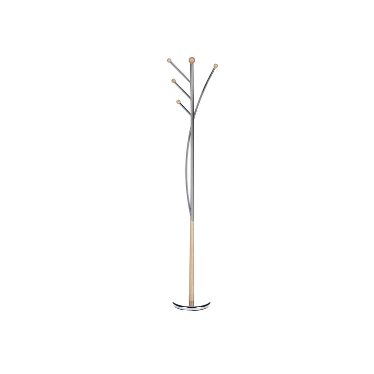 Perchero Pie Metal Madera Homecenter