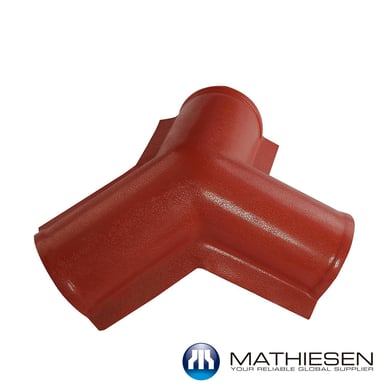 Caballete N6 3 V�as Rojo 2.5mm Colonial UPVC