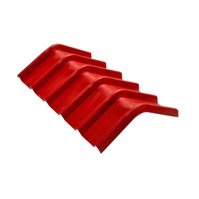 Caballete Forte Rojo 0.4X0.90mt 2mm UPVC