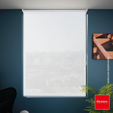 Persiana Solar Screen Blanca