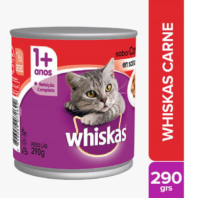Alimento H�medo Para Gato Adulto Carne Lata 290 G