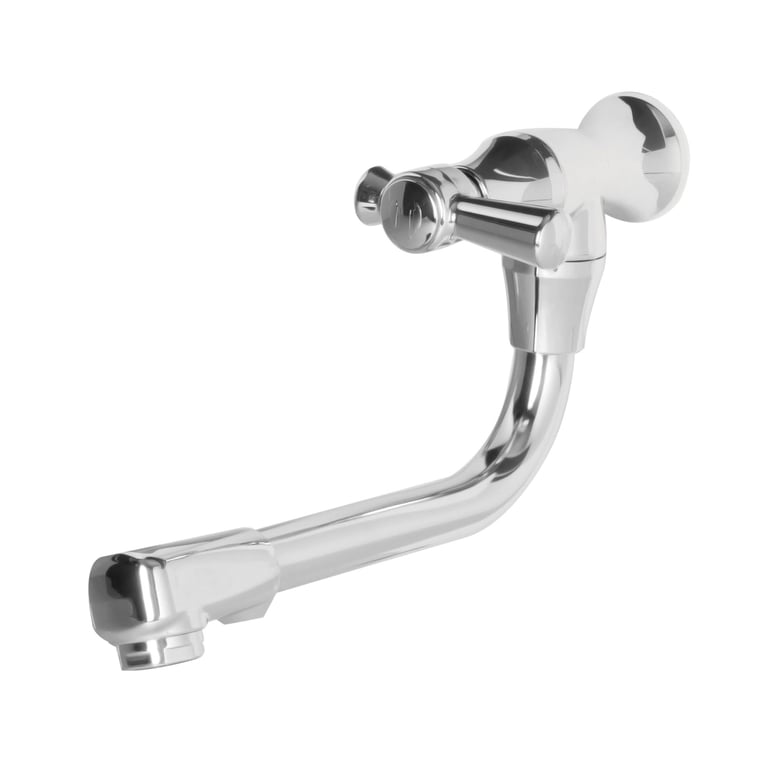 Griferia lavadero sencilla pared cuello S Toscana Gricol Homecenter
