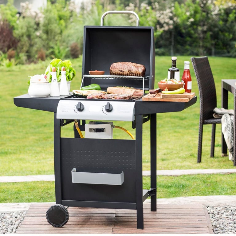 Asador A Gas 2 Quemadores 135X110Cm Mr Beef MR BEEF | falabella.com