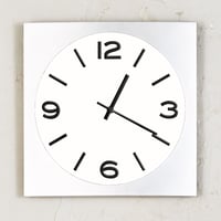 Reloj Silver Classic Blanco 35 cm