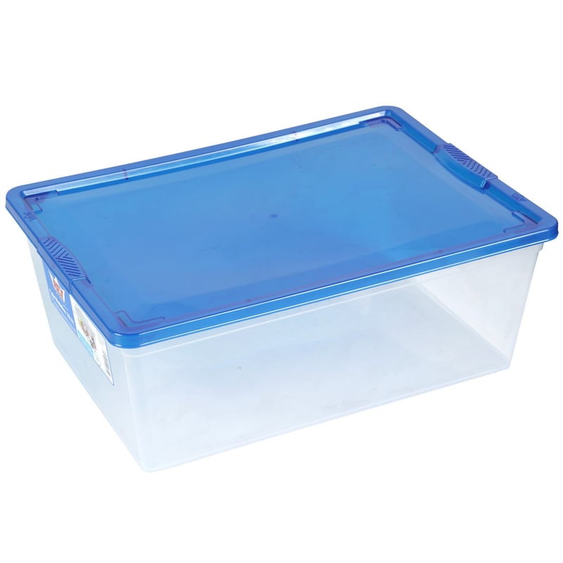 Caja Modubox 26x13x38 Cm 10.3 Litros Transparente REYPLAST | falabella.com