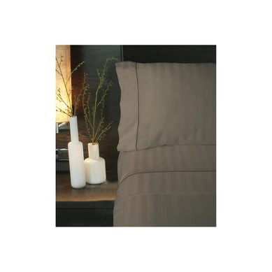Juego De S�banas Extradoble 300 Hilos En Algod�n Taupe