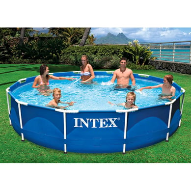 Piscina Estructural Redonda 305X76 cm+Bomba 330Gl