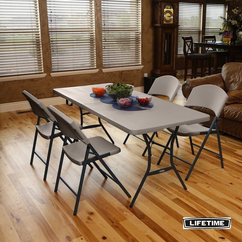 Iceberg Enterprises Rough N Ready Series - Silla Plegable De Resina Marco De Acero Carbon Us Ice64007