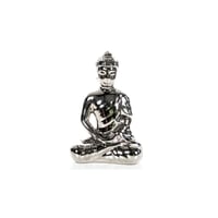 Escultura Buda Sentado  Zen  20.5 cm Plata