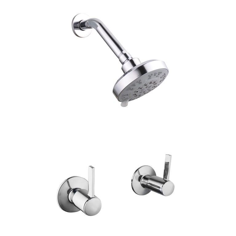 Griferia para Ducha Mezclador Bilbao Cromo Homecenter