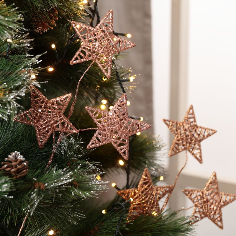 Rama 3 Estrellas Champaña Navidad DEAR SANTA