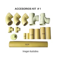 Kit de Accesorios Para Sistema  (1000Lts) Rotoplast