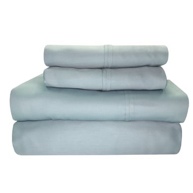 Juego De S�banas Sencillo Twin Azul