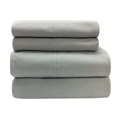 Juego De S�banas Sencillo Twin Gris