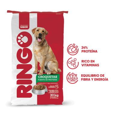 Alimento Seco Perro Ringo Original Adulto 30 Kg