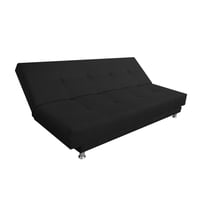 Sofá Cama Premium Ecocuero Negro