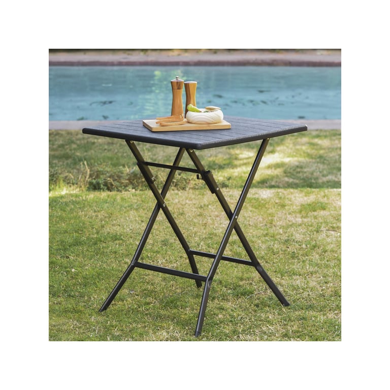 Iceberg Enterprises Rough N Ready Series - Silla Plegable De Resina Marco De Acero Carbon Us Ice64007